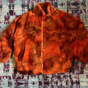 Men’s oversized fleece jacket